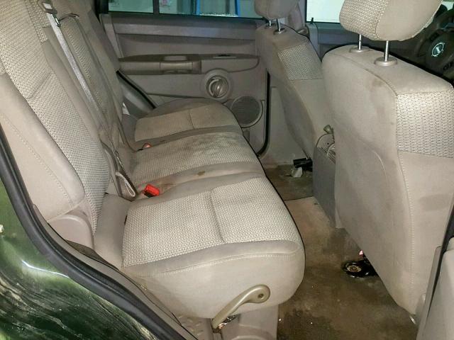 1J8HG48K56C328011 - 2006 JEEP COMMANDER Yaşıl foto 6