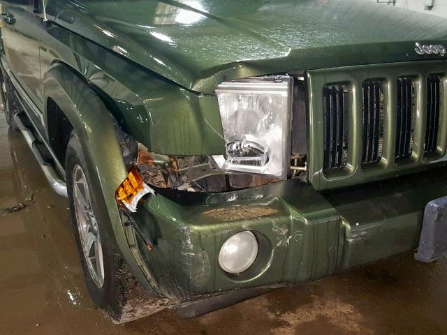 1J8HG48K56C328011 - 2006 JEEP COMMANDER Yaşıl foto 9