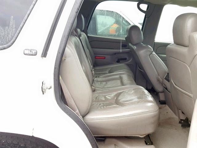 1GKEK13T44J324245 - 2004 GMC YUKON WHITE photo 6