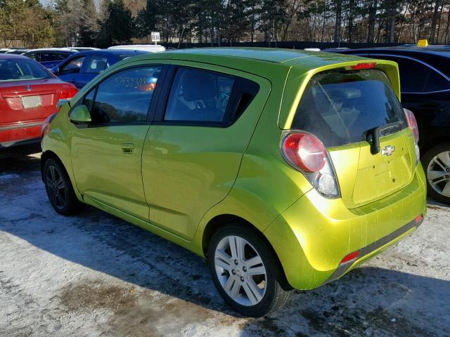 KL8CB6S99DC541681 - 2013 CHEVROLET SPARK LS GREEN photo 3