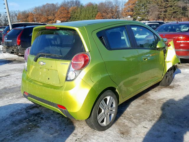 KL8CB6S99DC541681 - 2013 CHEVROLET SPARK LS GREEN photo 4