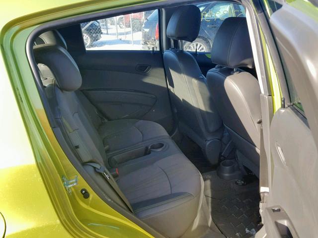 KL8CB6S99DC541681 - 2013 CHEVROLET SPARK LS GREEN photo 6