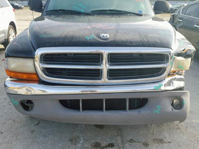 1B7GL22Y3WS571189 - 1998 DODGE DAKOTA BLACK photo 9