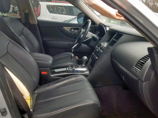 JN8CS1MU3GM670479 - 2016 INFINITI QX70 SILVER photo 5