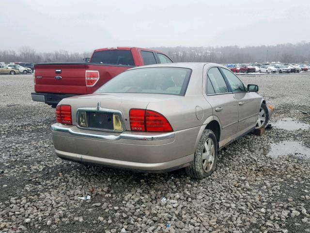 1LNHM87A12Y628086 - 2002 LINCOLN LS TAN photo 4