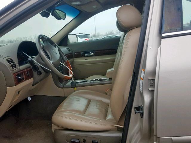 1LNHM87A12Y628086 - 2002 LINCOLN LS TAN photo 5