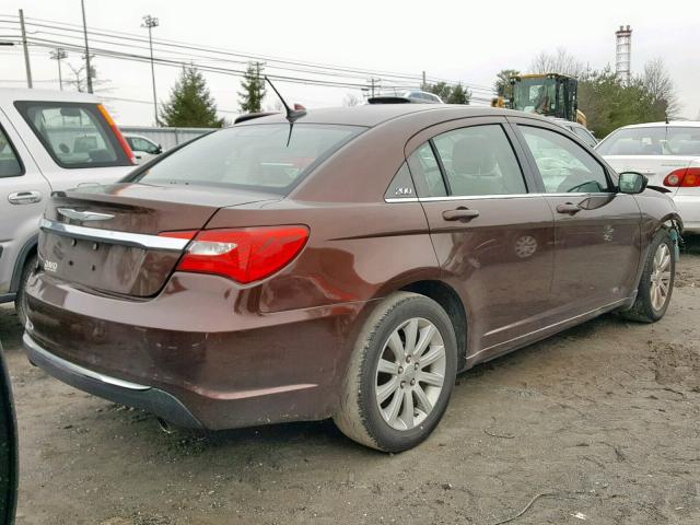 1C3CCBBG0CN180442 - 2012 CHRYSLER 200 TOURIN BROWN photo 4