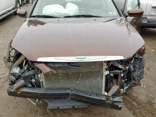 1C3CCBBG0CN180442 - 2012 CHRYSLER 200 TOURIN BROWN photo 7