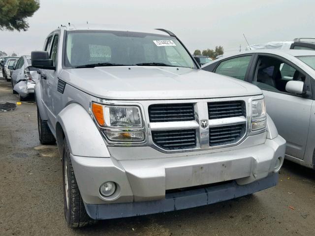 1D8GT28K07W734055 - 2007 DODGE NITRO SXT SILVER photo 1