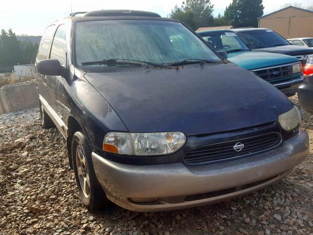 4N2XN11T8YD801906 - 2000 NISSAN QUEST SE BLUE photo 1