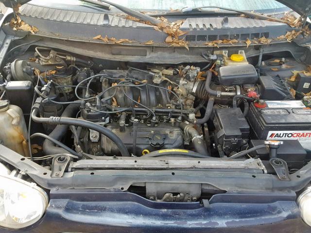 4N2XN11T8YD801906 - 2000 NISSAN QUEST SE BLUE photo 7