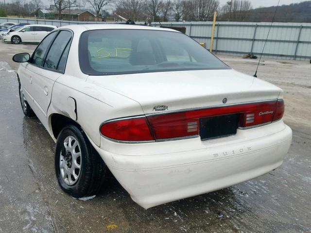 2G4WS52J141168842 - 2004 BUICK CENTURY CU WHITE photo 3