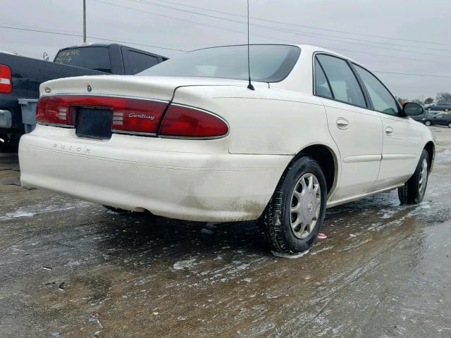 2G4WS52J141168842 - 2004 BUICK CENTURY CU WHITE photo 4