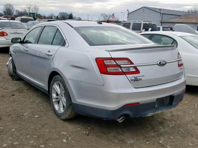 1FAHP2E83DG166492 - 2013 FORD TAURUS SEL SILVER photo 3