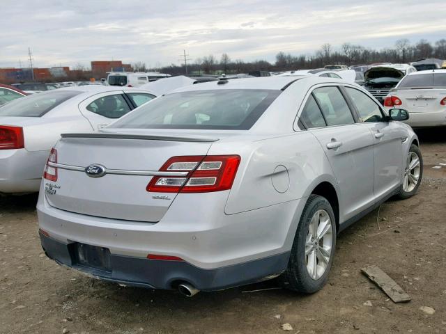 1FAHP2E83DG166492 - 2013 FORD TAURUS SEL SILVER photo 4