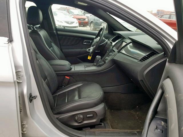 1FAHP2E83DG166492 - 2013 FORD TAURUS SEL SILVER photo 5