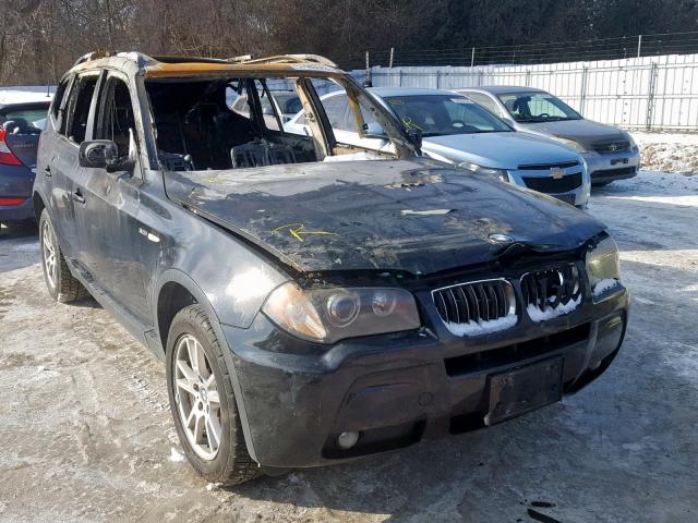 WBXPA93466WD28324 - 2006 BMW X3 3.0I BLACK photo 1