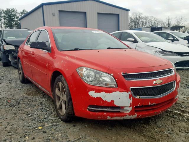 1G1ZC5E17BF171012 - 2011 CHEVROLET MALIBU 1LT RED photo 1