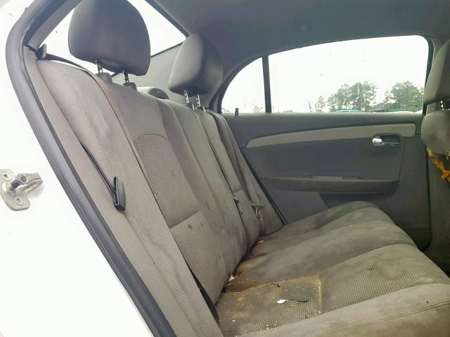 1G1ZC5E17BF171012 - 2011 CHEVROLET MALIBU 1LT RED photo 6