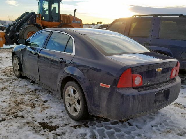 1G1ZA5EU0BF373206 - 2011 CHEVROLET MALIBU LS 蓝色 照片 3