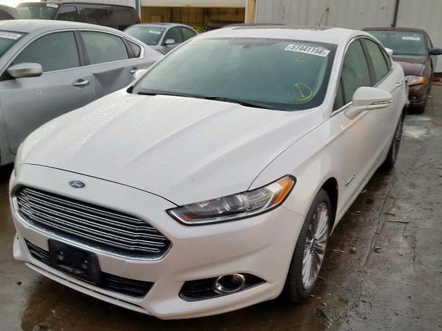 3FA6P0RU5ER126959 - 2014 FORD FUSION TIT WHITE photo 2