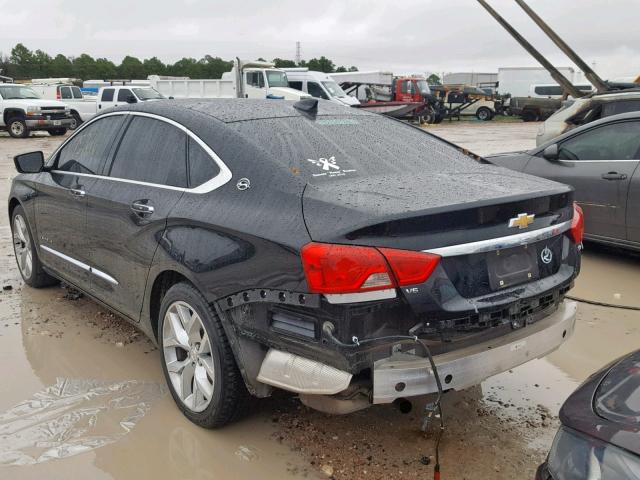 2G1145S30G9169246 - 2016 CHEVROLET IMPALA LTZ BLACK photo 3