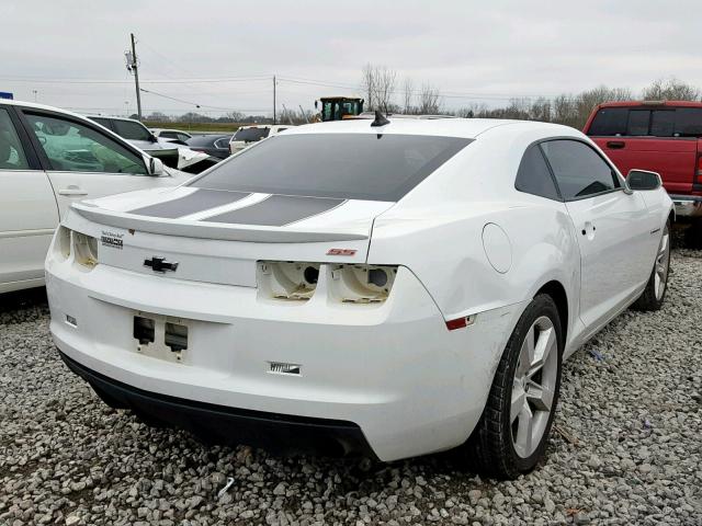 2G1FJ1EJ2A9179060 - 2010 CHEVROLET CAMARO SS WHITE photo 4