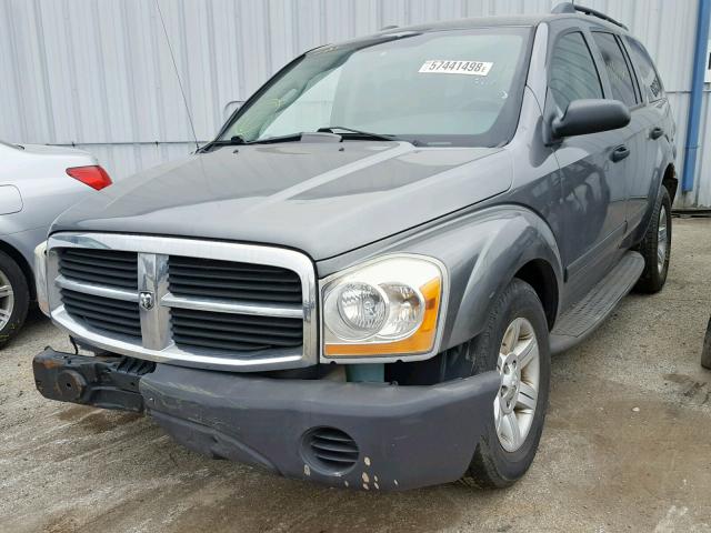 1D4HB38N65F584524 - 2005 DODGE DURANGO ST GRAY photo 2