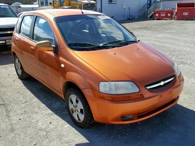KL1TD66606B628662 - 2006 CHEVROLET AVEO BASE Қызғылт сары фото 1