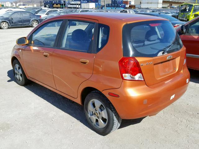 KL1TD66606B628662 - 2006 CHEVROLET AVEO BASE Қызғылт сары фото 3
