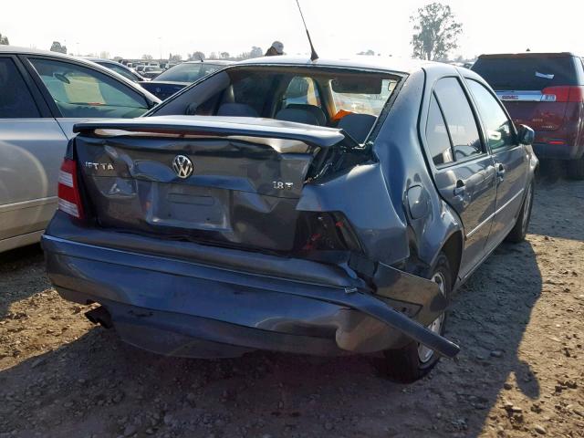 3VWSE69M14M034418 - 2004 VOLKSWAGEN JETTA GLS GRAY photo 4