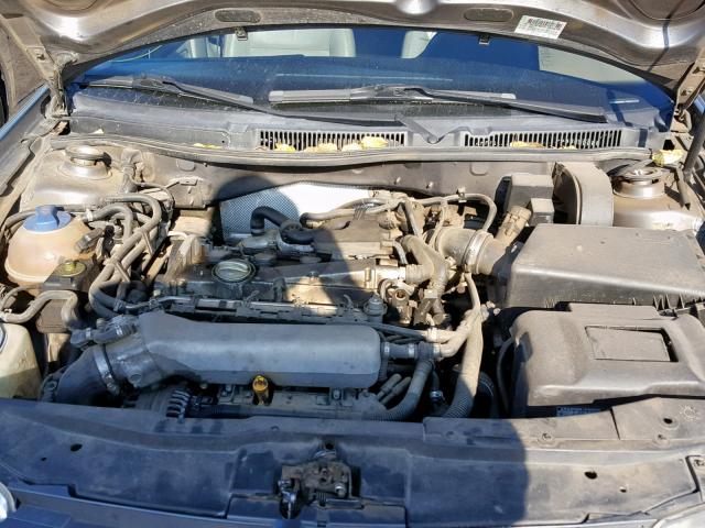 3VWSE69M14M034418 - 2004 VOLKSWAGEN JETTA GLS GRAY photo 7