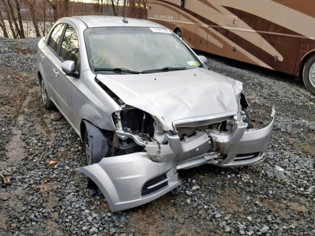 KL1TD5DE7BB136371 - 2011 CHEVROLET AVEO LS SILVER photo 1