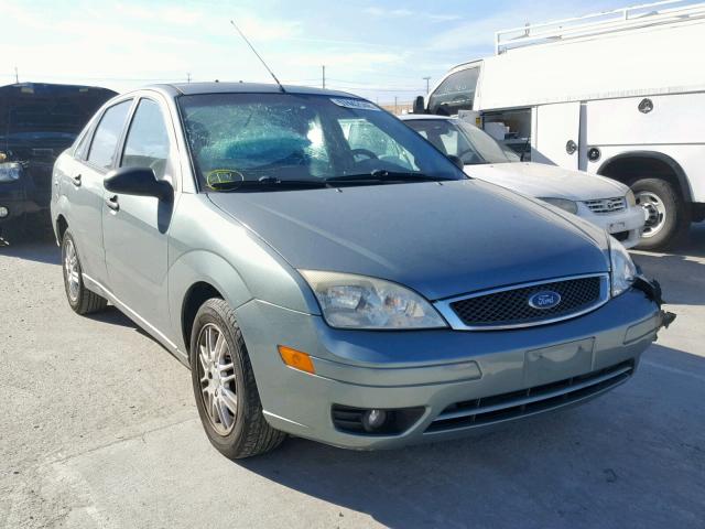 1FAFP34NX5W133999 - 2005 FORD FOCUS ZX4 GREEN photo 1