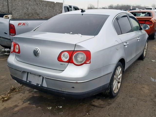 WVWJK7AN8AE124653 - 2010 VOLKSWAGEN PASSAT KOM SILVER photo 4