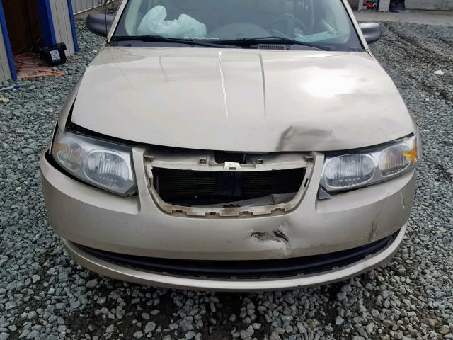 1G8AJ52F55Z143460 - 2005 SATURN ION LEVEL CREAM photo 9
