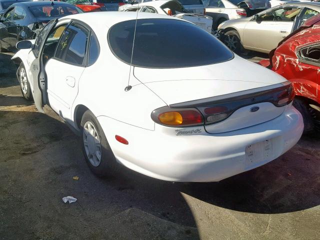 1FALP52U7VG151346 - 1997 FORD TAURUS GL WHITE photo 3