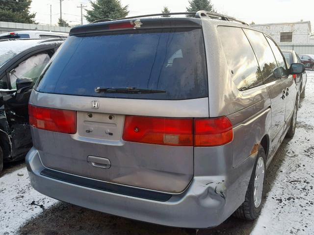 2HKRL1853YH559240 - 2000 HONDA ODYSSEY LX GRAY photo 4