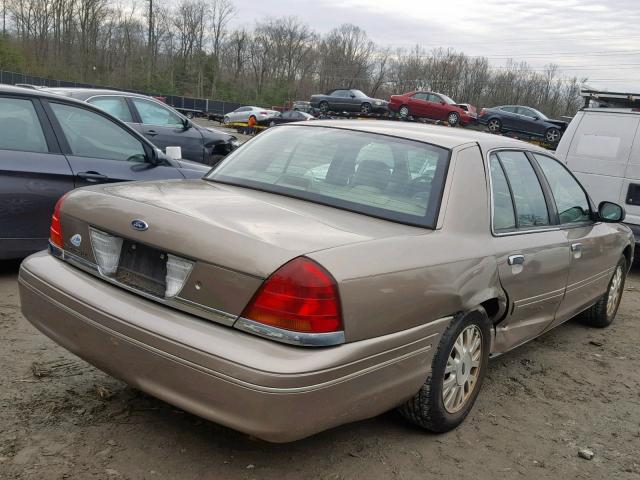 2FAFP74W33X103423 - 2003 FORD CROWN VICT TAN photo 4