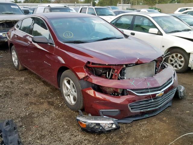 1G1ZB5ST6GF255208 - 2016 CHEVROLET MALIBU LS 栗色 照片 1