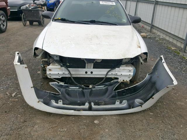 1G2NE52E7XM722277 - 1999 PONTIAC GRAND AM S WHITE photo 9