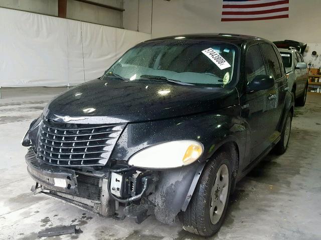 3C4FY4BB71T287043 - 2001 CHRYSLER PT CRUISER BLACK photo 2