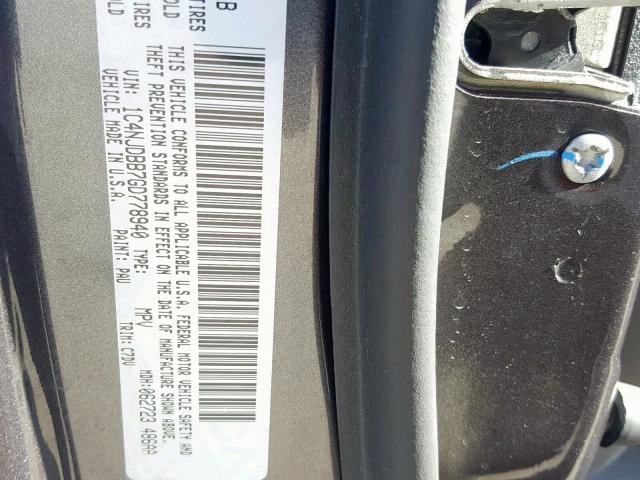 1C4NJDBB7GD778940 - 2016 JEEP COMPASS SP 灰色 照片 10