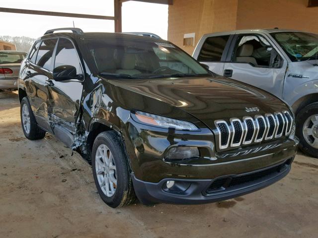 1C4PJLCB2HW607729 - 2017 JEEP CHEROKEE L GREEN photo 1