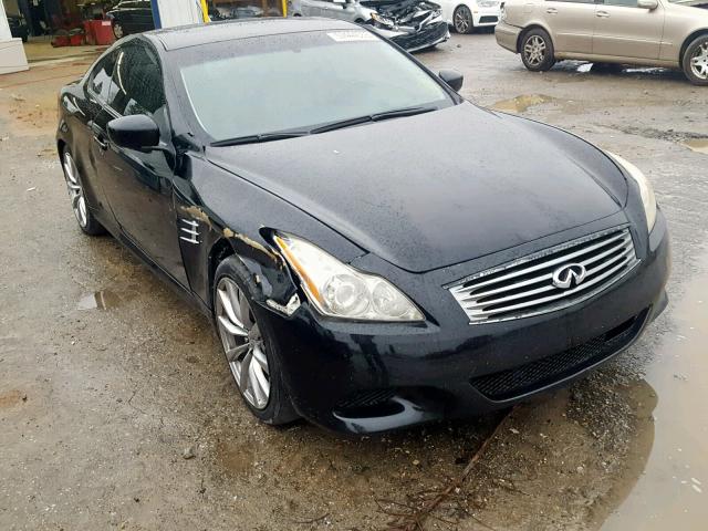 JNKCV64E98M104075 - 2008 INFINITI G37 BASE BLACK photo 1