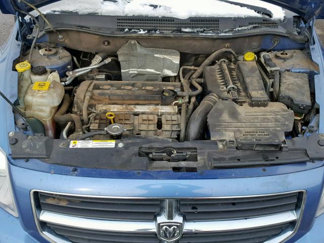 1B3HB48B67D300219 - 2007 DODGE CALIBER SX BLUE photo 7