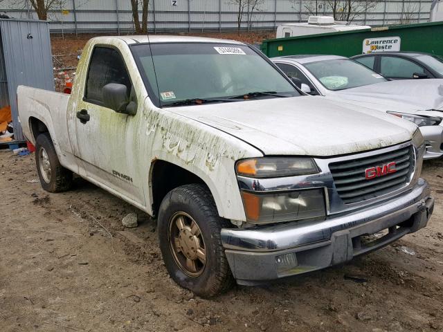 1GTCS148958211493 - 2005 GMC CANYON WHITE photo 1