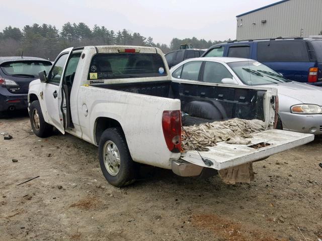 1GTCS148958211493 - 2005 GMC CANYON WHITE photo 3