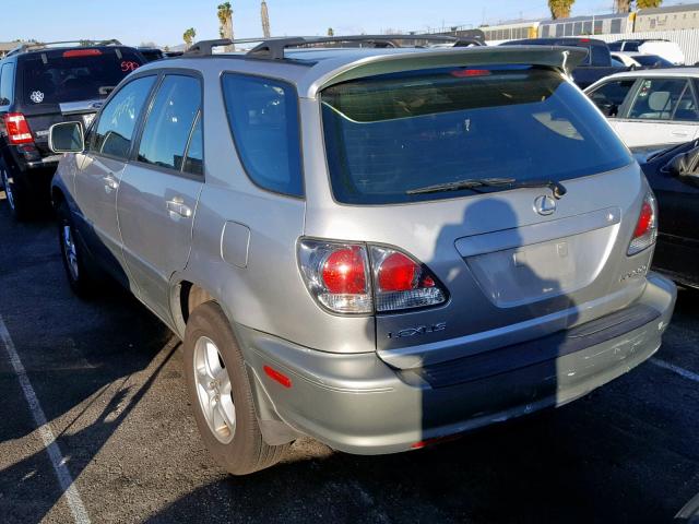 JTJGF10U210101089 - 2001 LEXUS RX 300 SILVER photo 3