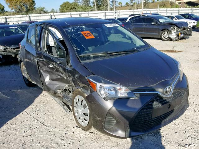 VNKKTUD39HA072694 - 2017 TOYOTA YARIS L GRAY photo 1